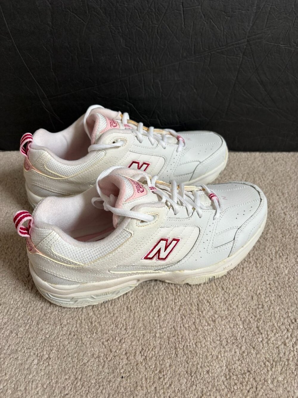 New Balance 608 v2 Women's Walking Running Shoes Size 11 White Pink NWOT
